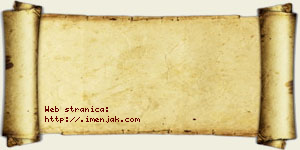 Hana Peranović vizit kartica